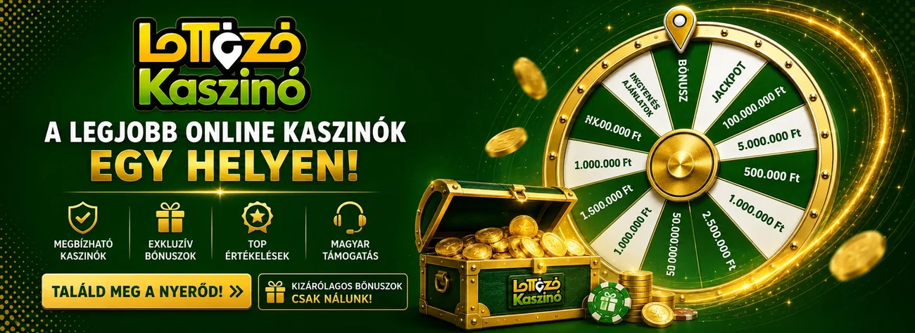 Lottozó kaszinó – a legjobb online kaszinók egy helyen